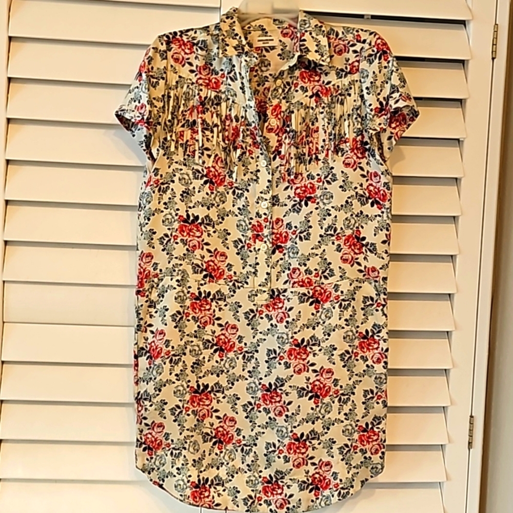 Zadig & Voltaire tunic/ dress/ dress shirt. Ruban Print Deluxe dress
